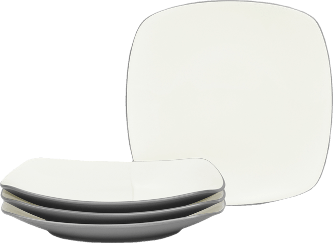 Colorwave Square Dinner Plates, Set of 4