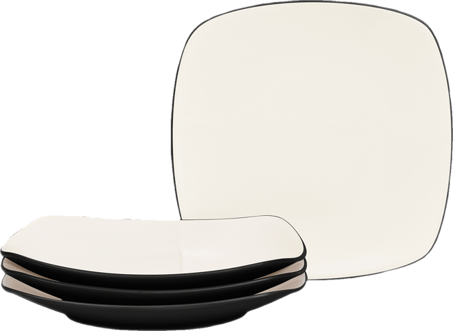 Colorwave Square Dinner Plates, Set of 4