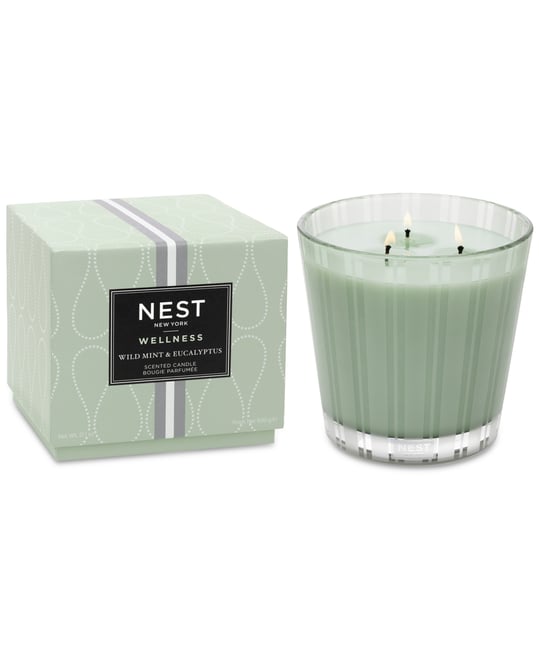 Wild Mint & Eucalyptus 3-Wick Candle, 21.1 oz.