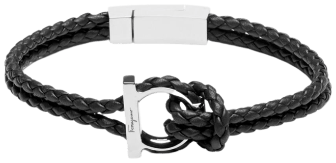 Salvatore Double Woven Leather Bracelet