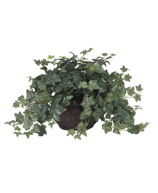 Puff Ivy w/ Vase Silk Plant