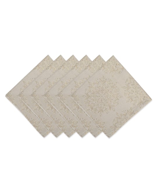 Winter Sparkle Jacquard Napkin Set