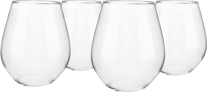 Authentis Wine Glasses, Set of 4, 22 Oz