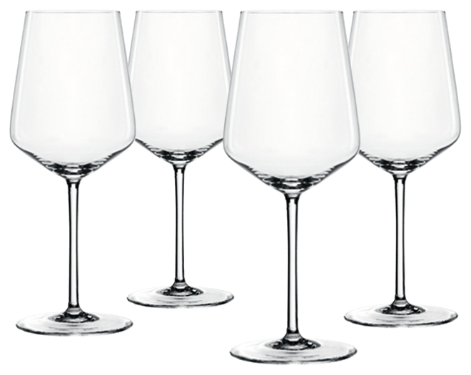 Style White Wine Glasses, Set of 4, 15.5 Oz