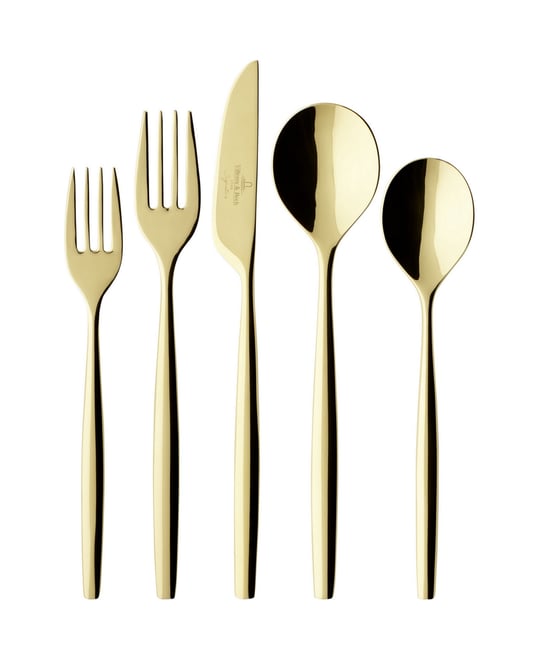 Metro Chic Dor Flatware 5 Piece Place Setting