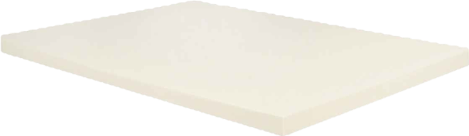 2" High Density Foam Mattress Topper, King