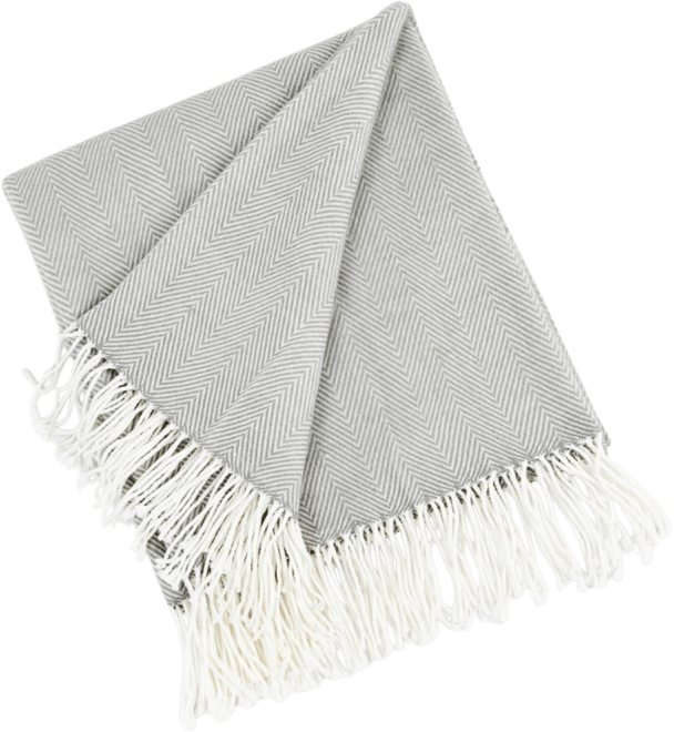 Classic Herringbone Throw, 50" x 60"