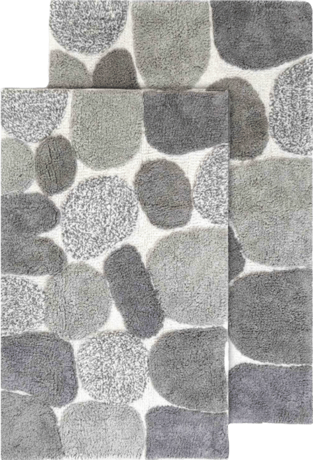 Pebbles 2 Piece Bath Rug Set