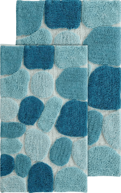 Pebbles 2 Piece Bath Rug Set