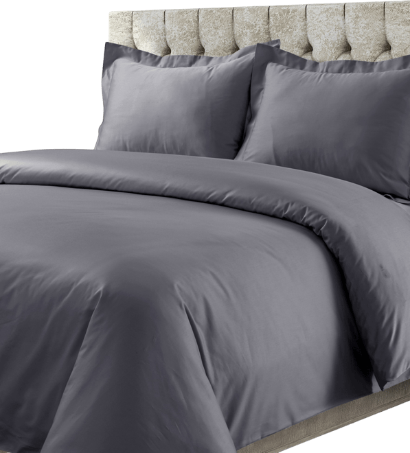 750 Thread Count Sateen Oversized Solid Duvet Cover Set, Queen