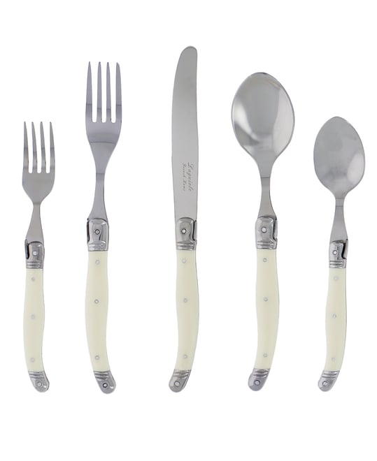 Laguiole 20 Piece Stainless Steel Flatware Set, Service for 4