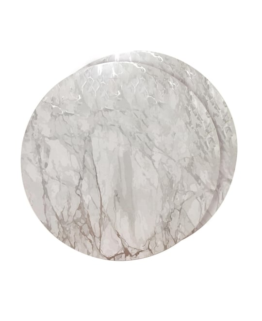 Foiled Marble Granite Thick Cork Heat Resistant 15" Placemats