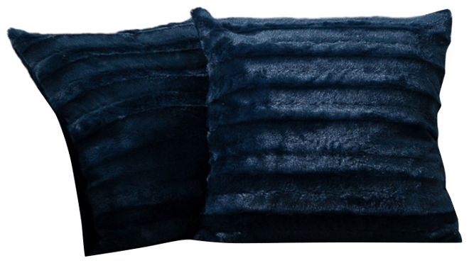 Faux-Fur 2-Pack Decorative Pillows, 20" x 20"