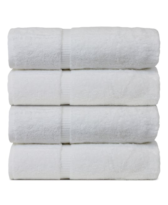 Luxury Hotel Spa Towel Turkish Cotton Bath Towels, Set of 4
