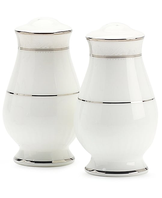 "Montvale Platinum" Salt & Pepper Shakers