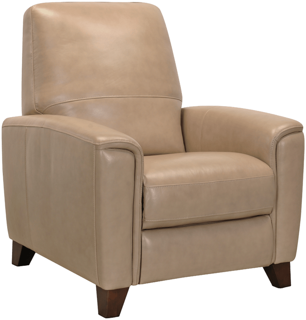 Brayna 35" Classic Leather Pushback Recliner, Created for Macy's