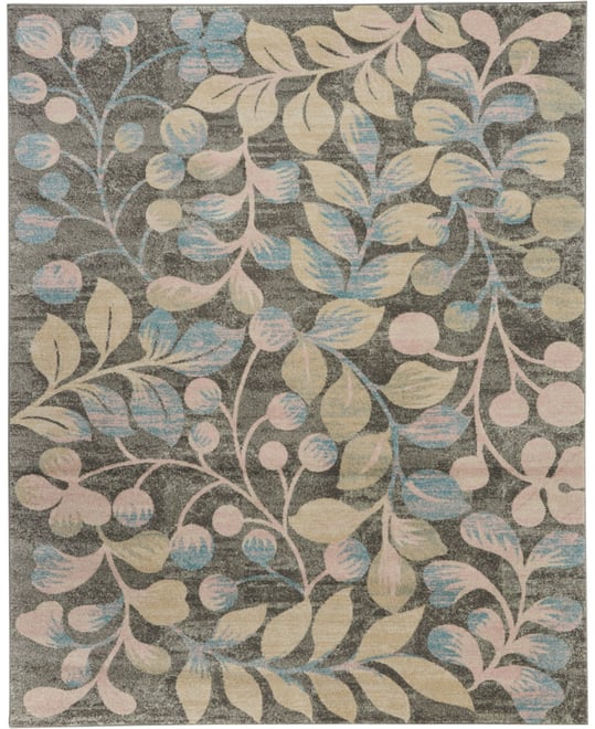 Peace PEA03 Gray 8' x 10' Area Rug