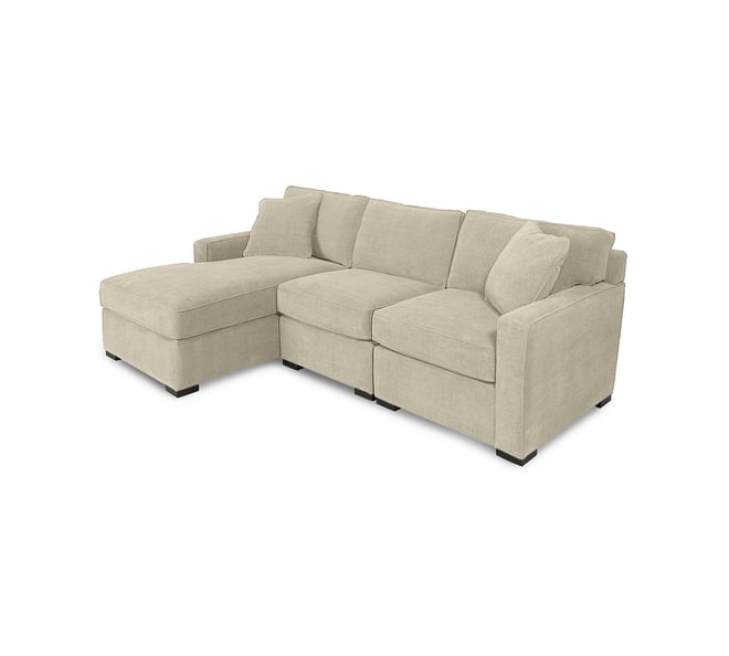 Radley 3-Piece Fabric Chaise Sectional Sofa, Created for Macy's