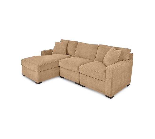 Radley 3-Piece Fabric Chaise Sectional Sofa, Created for Macy's