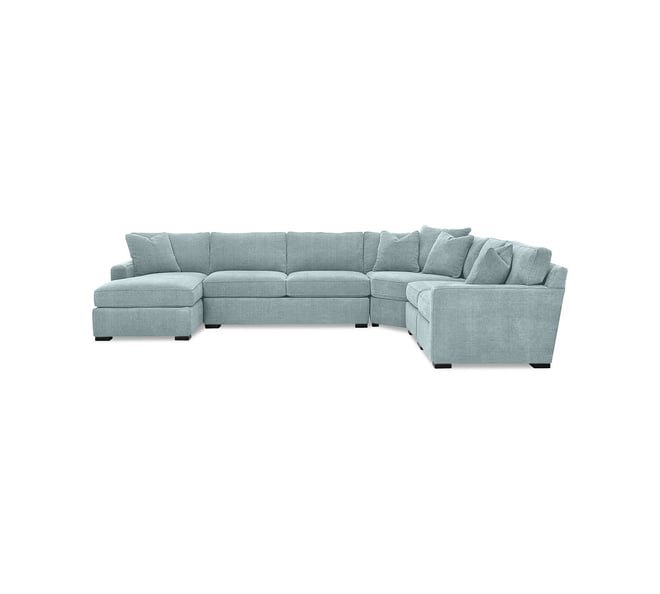 Radley 5-Piece Fabric Chaise Sectional Sofa, Created for Macy's