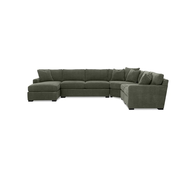 Radley 5-Piece Fabric Chaise Sectional Sofa, Created for Macy's