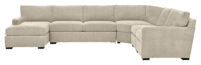 Furniture Radley 5 Piece Fabric Chaise Sectional Sofa Created for Macy s Macy s