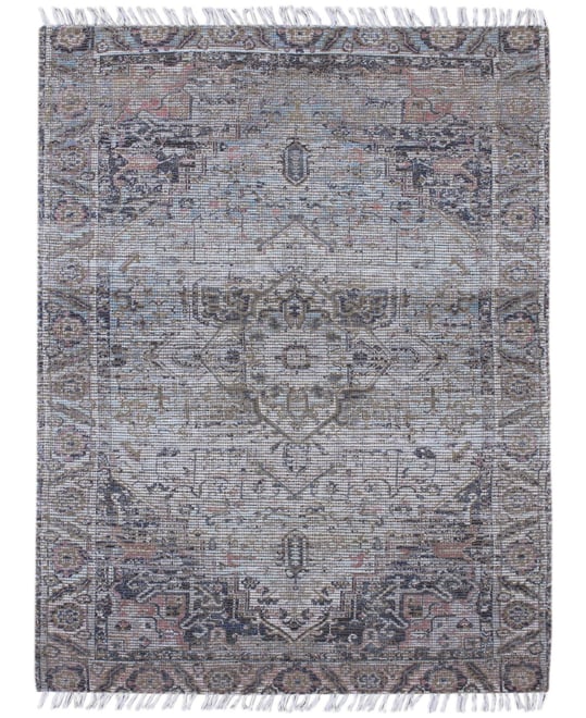 Prairie Pre-5 Mist/ Pink 8' x 10' Area Rug
