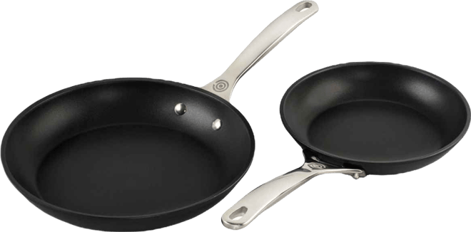 Toughened Nonstick Pro 2-Pc. Fry Pan Set