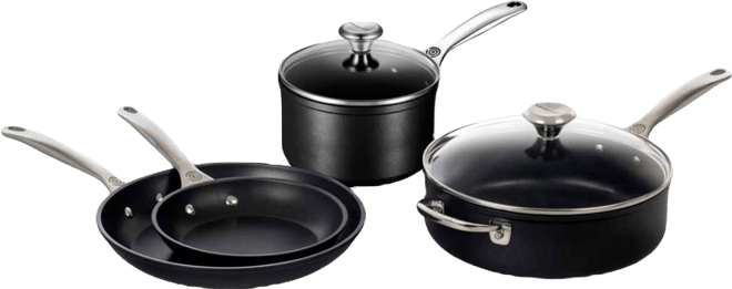 Hard Anodized Aluminum Nonstick 6-Pc. Cookware Set