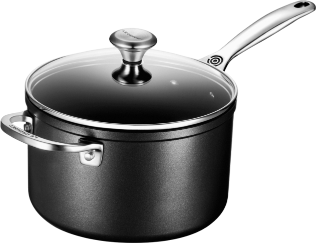 4 Quart Toughened Nonstick Saucepan with Lid