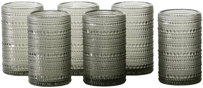 Jupiter Ice Beverage Glasses, Set of 6