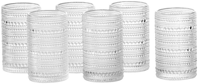 Jupiter Ice Beverage Glasses, Set of 6