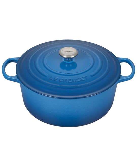 9-Qt. Signature Enameled Cast Iron Round Dutch Oven