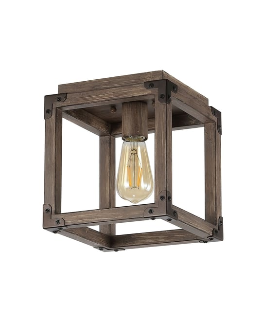 Magnolia Rustic Farmhouse Led Flush Mount