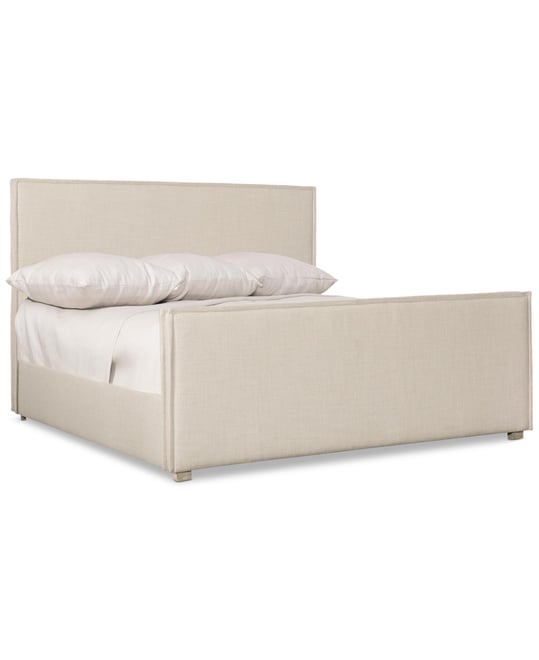 Bernhardt Upholstered Loft King Bed Cream