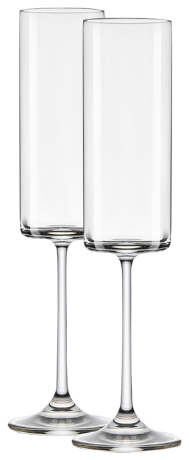 Claire Champagne Glasses, Set of 2