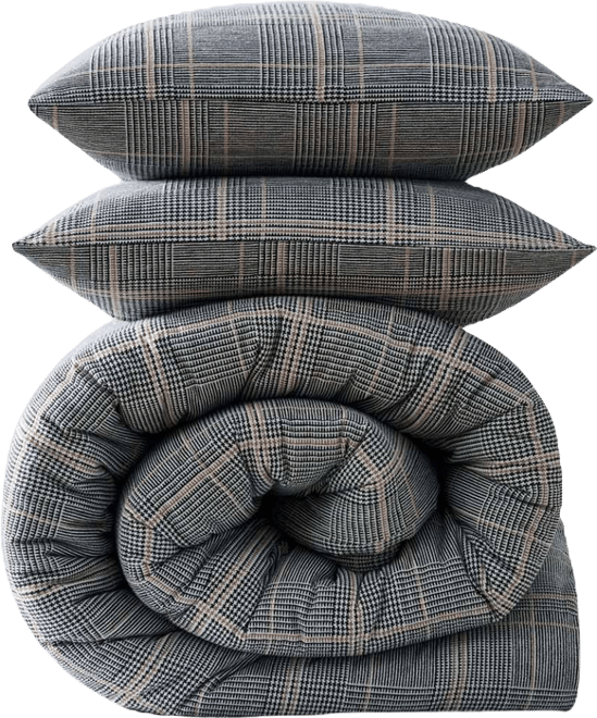 Sussex Brushed Cotton Flannel Duvet Cover Set, King