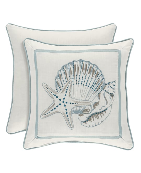 Water's Edge Decorative Pillow, 16" x 16"