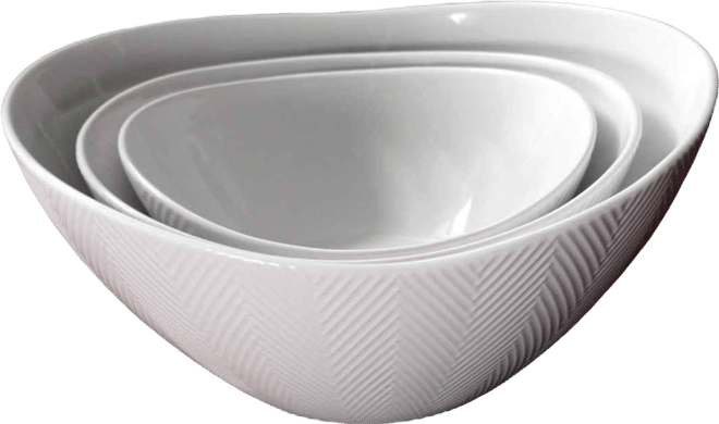 Highlands Nesting Serving Bowls, Set of 3