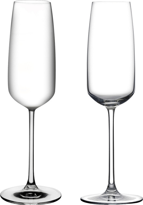 Mirage Champagne Glasses, Set of 2