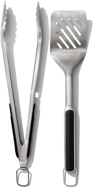 2-Pc. Grilling Tongs & Spatula Set