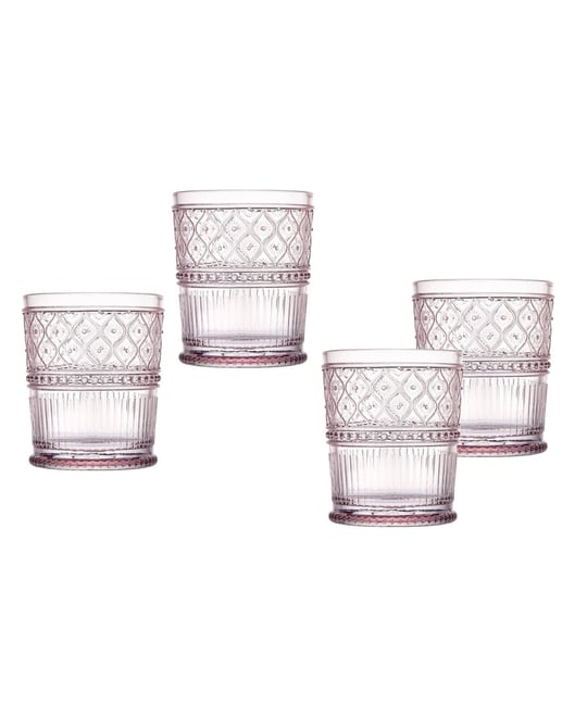 Claro Double Old-Fashioned Glasses, Set of 4