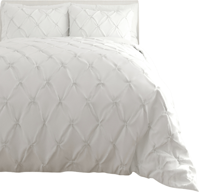 Ultra Soft 3-Pc. Pinch Pleat Duvet Cover Set, Full/Queen