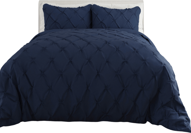 Ultra Soft 3-Pc. Pinch Pleat Duvet Cover Set, Full/Queen