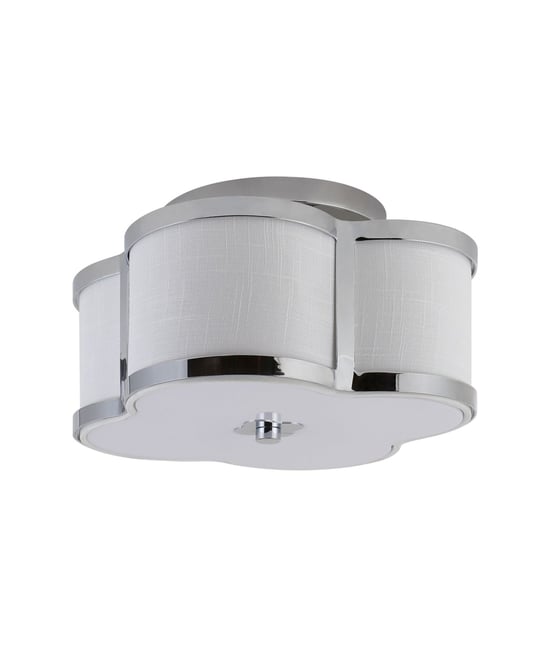 Quatrefoil Scalloped Shade Classic Glam Led Flush Mount