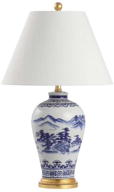 Zhou Traditional Cottage Led Table Lamp