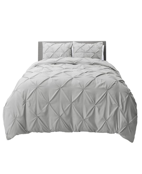 Pinch Pleat 3-Pc. Duvet Cover Set, Queen