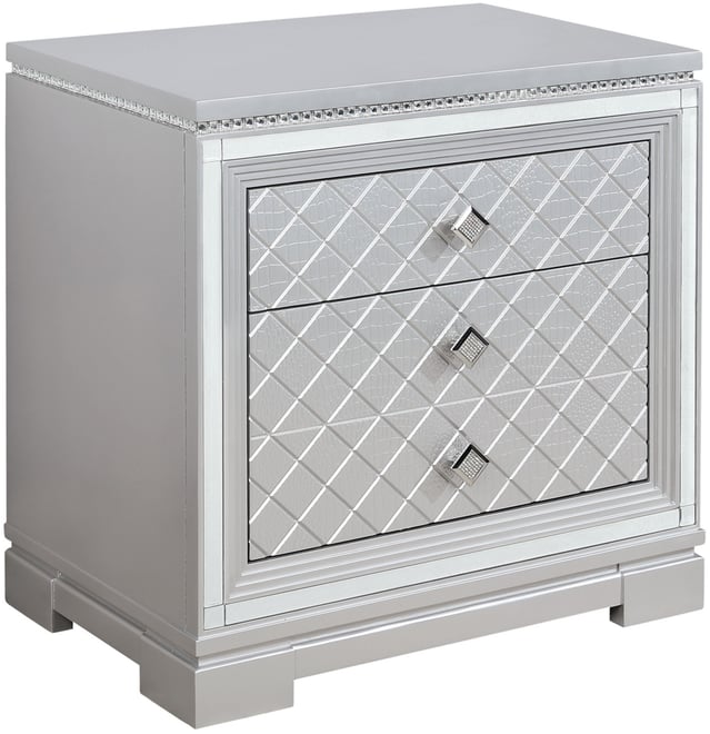 Zarthan 3 Drawer Nightstand