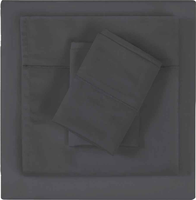 300 Thread Count Cotton Sateen 3-Pc. Sheet Set, Queen