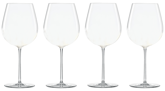 Tuscany Victoria James Signature Series Warm-Region Wine Glasses, Set of 4